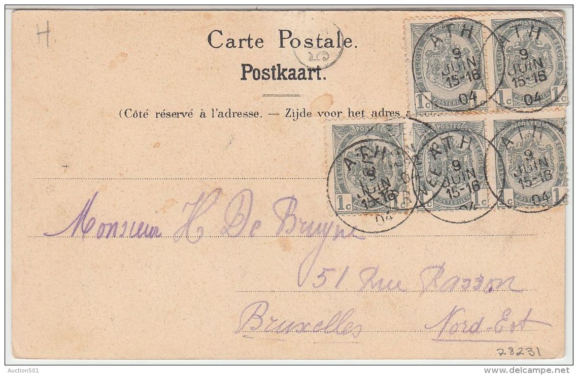 28231g  ABREUVOIR - Chièvres - 1904 - Chièvres