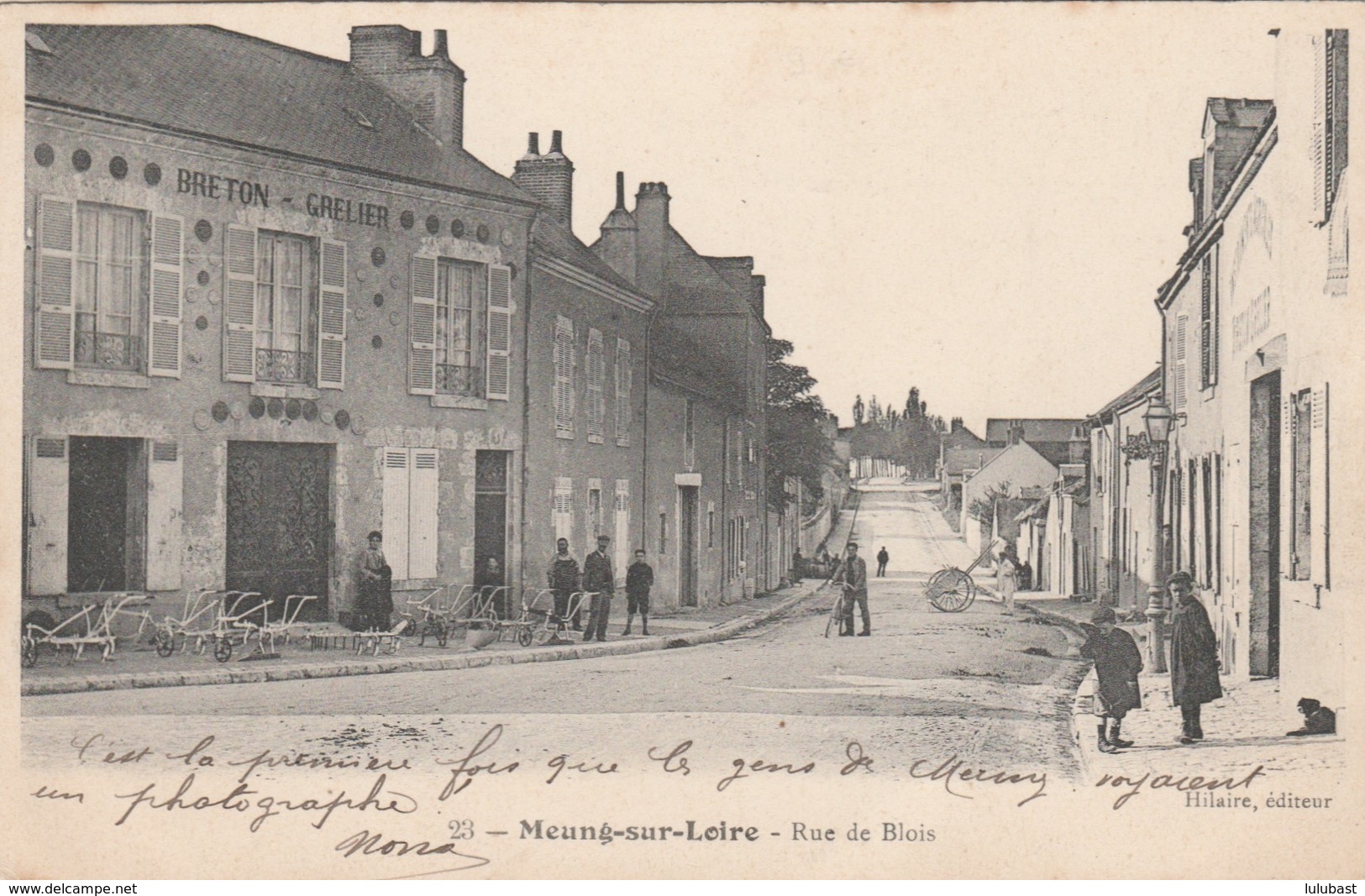 Meung Sur Loire :  Rue De Blois. - Otros & Sin Clasificación