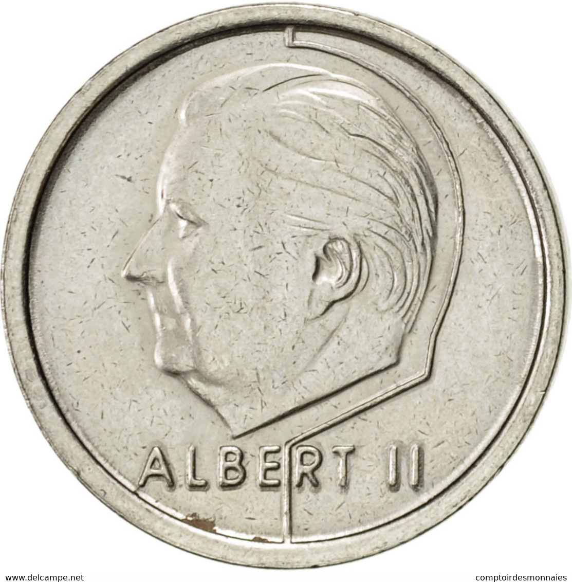 Monnaie, Belgique, Albert II, Franc, 1994, Bruxelles, TTB+, Nickel Plated Iron - 1 Frank
