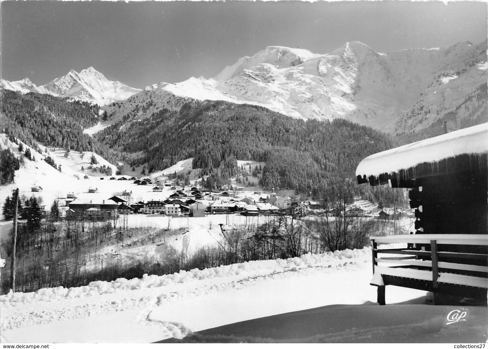 74-LES-CONTAMINES-VUE D'ENSEMBLE, LE BIONNASSY , LES DÔMES DE MIAGE - Les Contamines-Montjoie