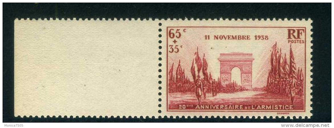 FRANCE ( POSTE ) : Y&amp;T N°  403  TIMBRE  NEUF  SANS  TRACE  DE  CHARNIERE , A  VOIR . - Ungebraucht