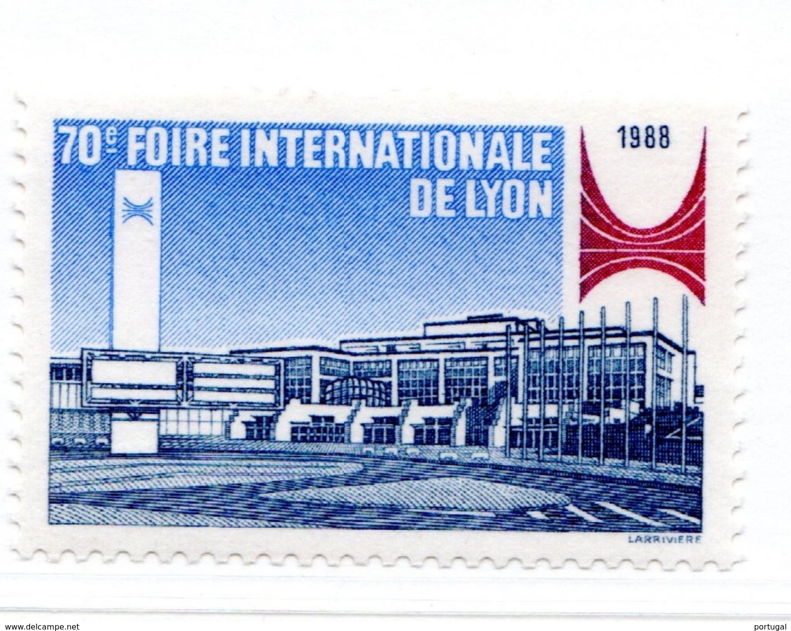**  70e Foire Internationale De Lyon - 1988 - Briefmarkenmessen