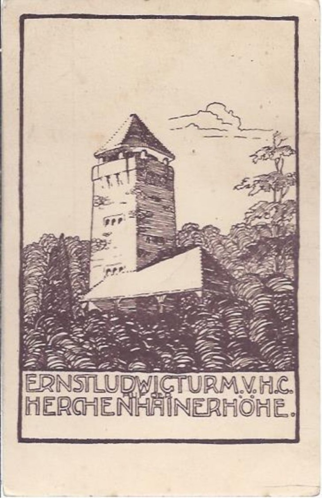 Hercheshainerhöhe - Ernst Ludwiggturm  -  **1810** - Vogelsbergkreis