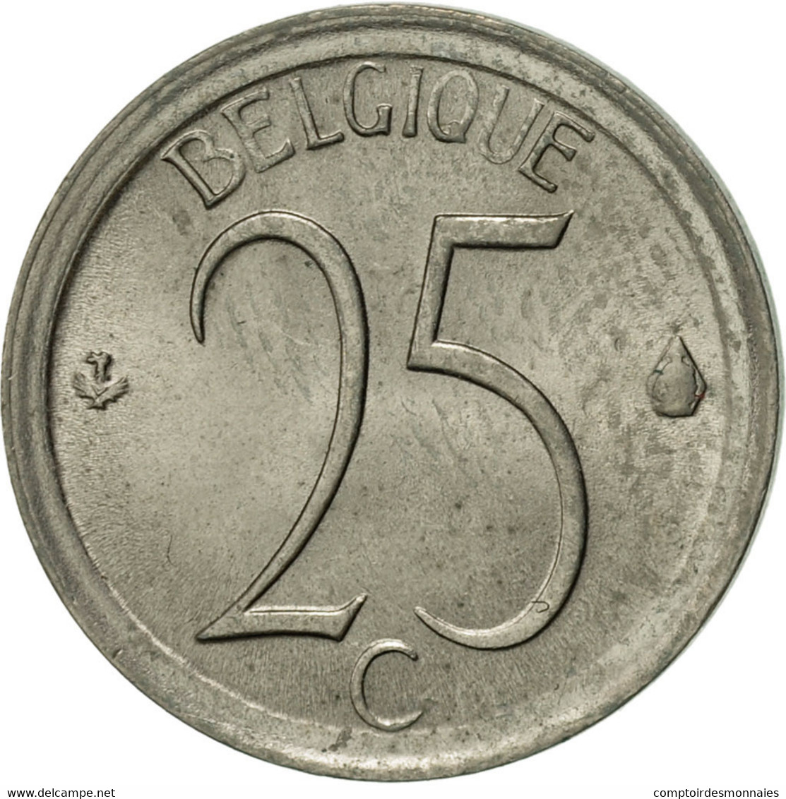 Monnaie, Belgique, 25 Centimes, 1971, Bruxelles, TTB+, Copper-nickel, KM:153.1 - 25 Centimes