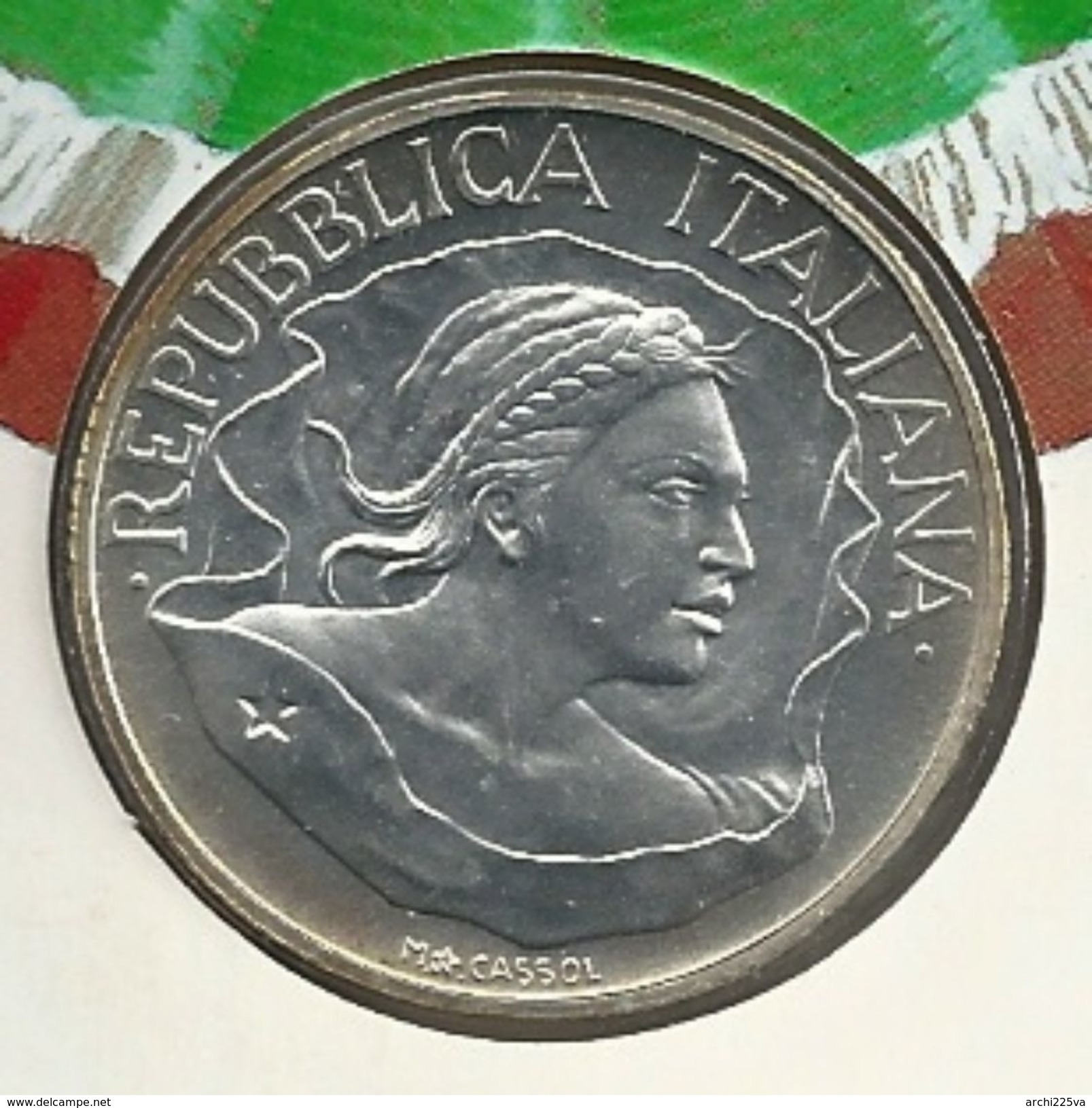 1997 - ITALIA - FDC - TRICOLORE - 10.000  L. Argento / Silver / Argent - Confezione Sigillata Zecca - Jahressets & Polierte Platten