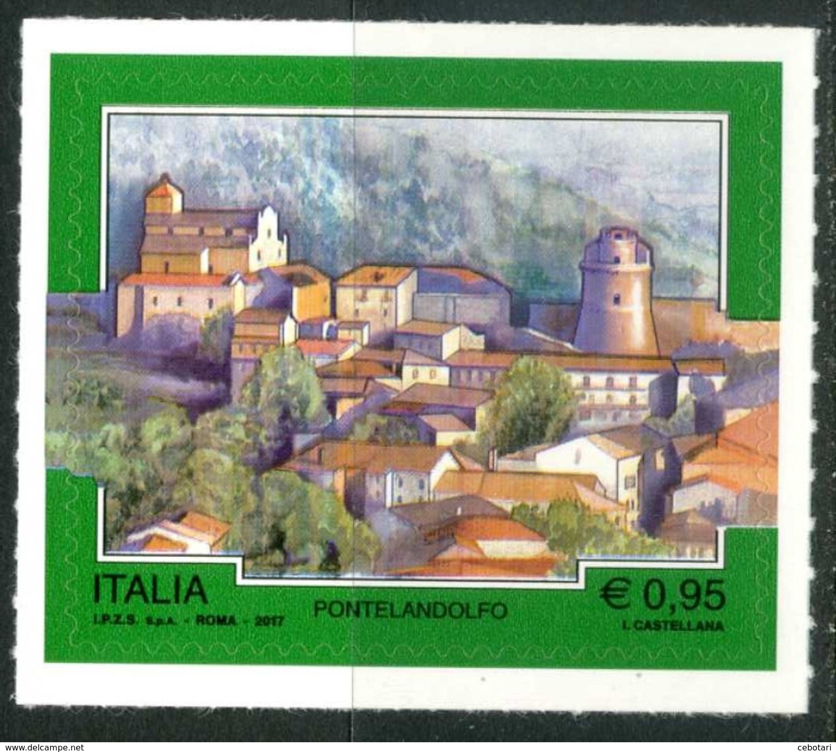 ITALIA / ITALY 2017** - Turismo - Pontelandolfo - 1 Val. Autoadesivo MNH Come Da Scansione - 2011-20: Neufs