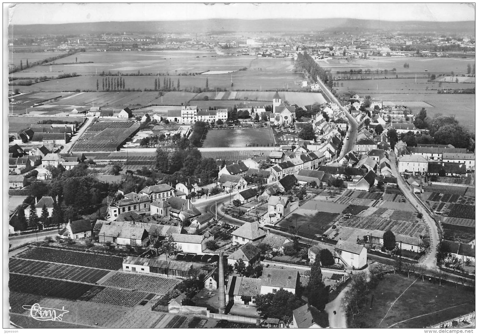 SAINT MARCEL LES CHALON  VUE GENERALE AERIENNE - Autres & Non Classés