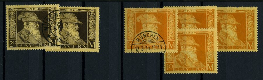 BAYERN o,*, **, 1876-1920, Dublettenpartie Pfennige, überwiegend mittlere Werte, Erhaltung meist feinst/Pracht, besichti