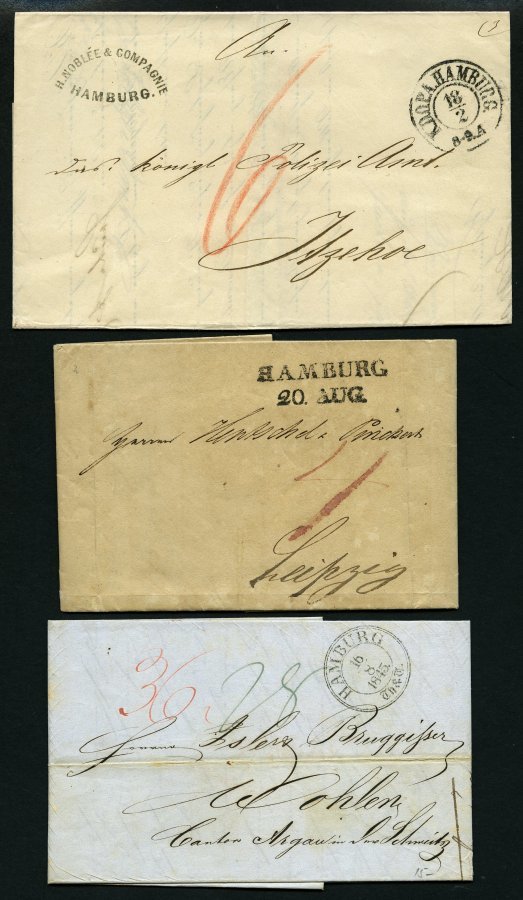 HAMBURG Interessante Partie Von 16 Belegen, Meist Prachterhaltung, Fundgrube, Besichtigen! - Prephilately