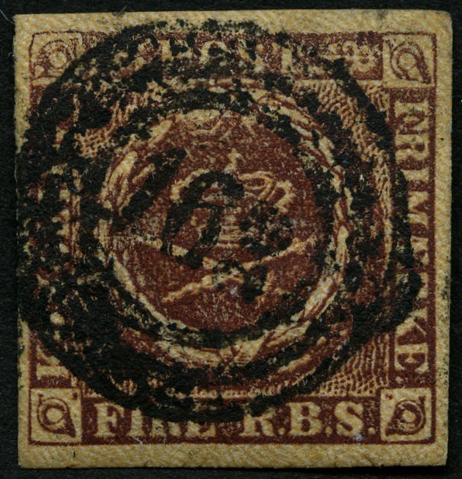 SCHLESWIG-HOLSTEIN DK 1IIa O, 163 (HOLSTEINISCHES BAHNPOST-SPEDITIONSBUREAU) Auf 4 RBS Rotbraun, Pracht - Schleswig-Holstein