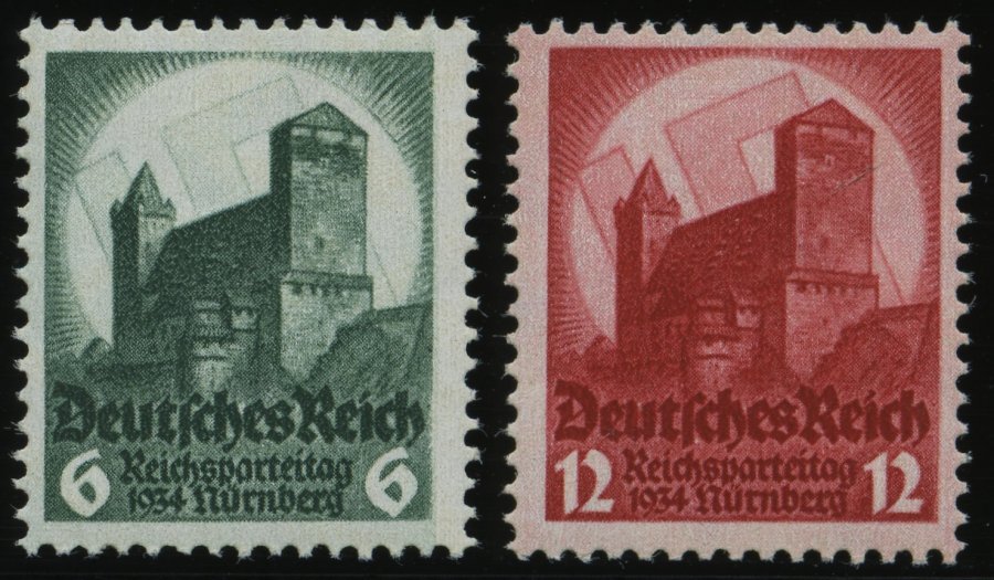 Dt. Reich 546/7 **, 1934, Reichsparteitag, Pracht, Mi. 85.- - Otros & Sin Clasificación