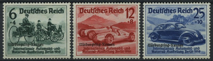 Dt. Reich 695-97 **, 1939, Nürburgring-Rennen, Prachtsatz, Mi. 280.- - Otros & Sin Clasificación