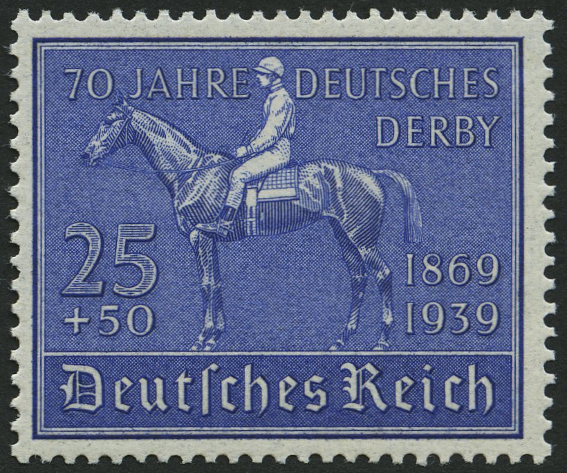 Dt. Reich 698 **, 1939, 25 Pf. Deutsches Derby, Pracht, Mi. 80.- - Otros & Sin Clasificación