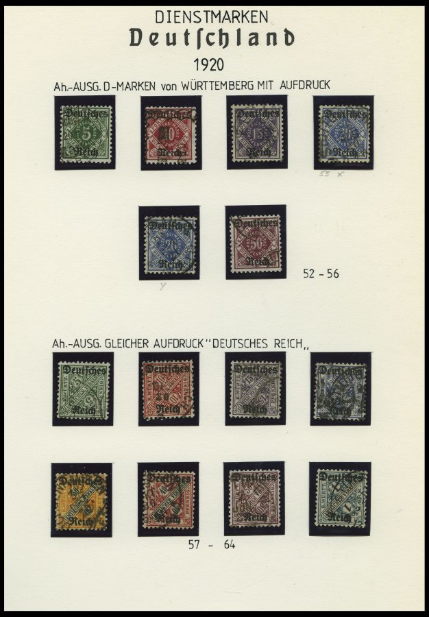 SAMMLUNGEN O,Brief,* , 1875-1923, Interessante Reichhaltige Restsammlung, Marken Oft Nicht Ríchtig Katalogisiert, Daher - Used Stamps