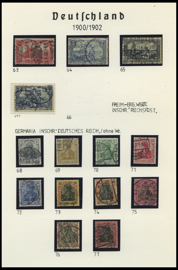 SAMMLUNGEN O,Brief,* , 1875-1923, Interessante Reichhaltige Restsammlung, Marken Oft Nicht Ríchtig Katalogisiert, Daher - Used Stamps