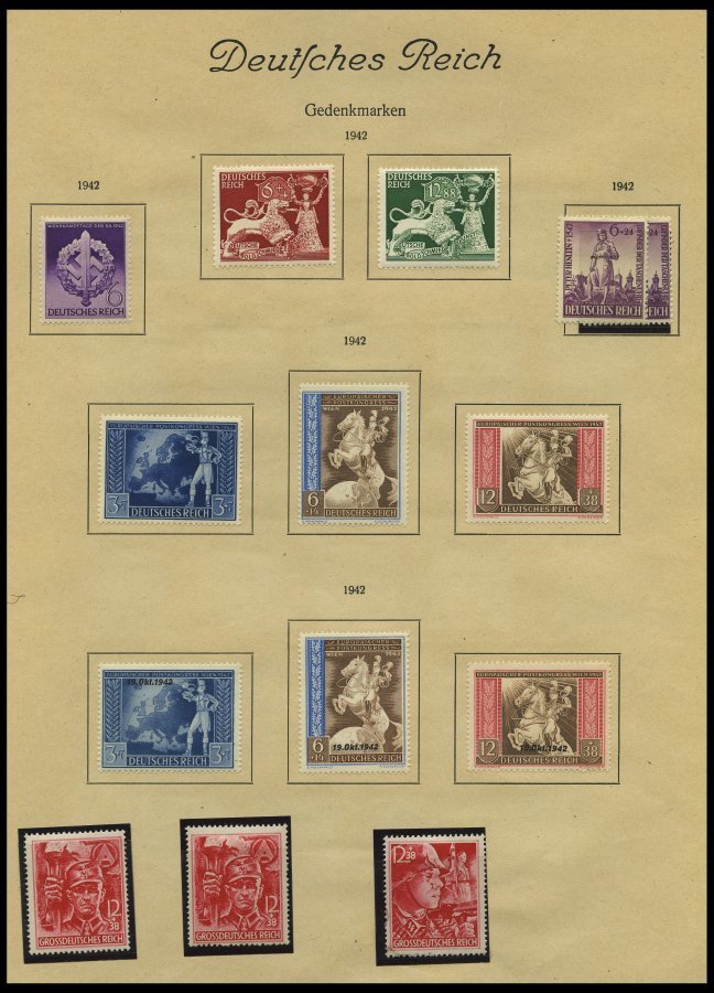 SAMMLUNGEN *,o , Restsammlung Dt. Reich Von 1923-45 Mit Noch Vielen Guten Mittleren Ausgaben, Feinst/Pracht, Hoher Katal - Used Stamps