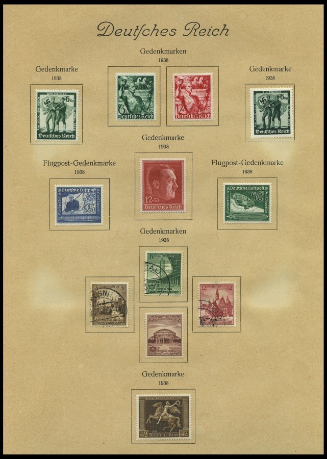 SAMMLUNGEN *,o , Restsammlung Dt. Reich Von 1923-45 Mit Noch Vielen Guten Mittleren Ausgaben, Feinst/Pracht, Hoher Katal - Used Stamps