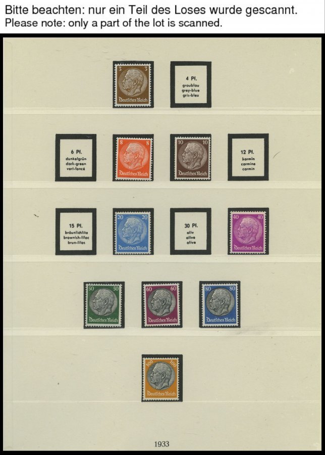 SAMMLUNGEN *,**,(*) , Ungebrauchte, Teils Postfrische Sammlung Dt. Reich Von 1935-1945 Im Lindner Falzlosalbum, Einige G - Used Stamps