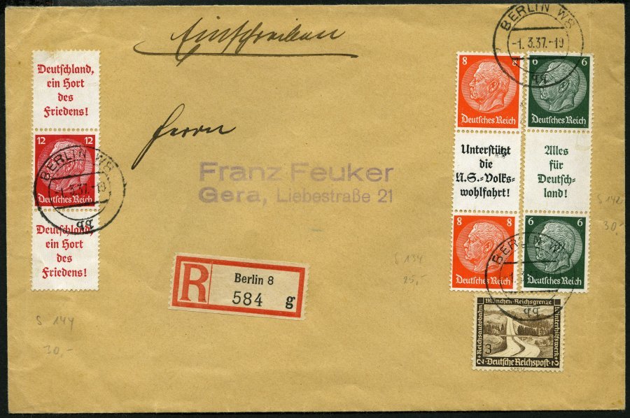 LOTS ca. 1855-1933, interessante Partie von 280 Briefen und Karten in 2 Alben, dabei interessante Frankaturen, Stempel,