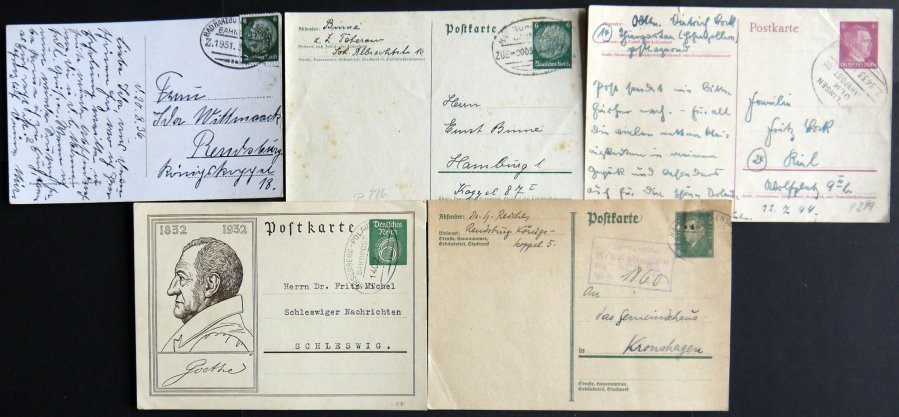 LOTS Ca. 1897-1936, 24 Briefe Und Ganzsachen Dt. Reich Mit Verschiedenen Bahnpoststempeln, Feinst/Pracht - Used Stamps