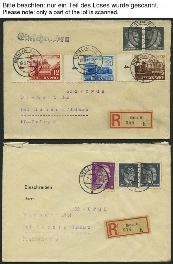 LOTS 1897-1942, Partie Von 91 Meist Verschiedenen Gebrauchten Belegen, Erhaltung Feinst/Pracht - Usati