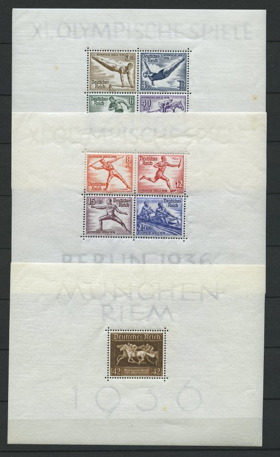 LOTS **, Postfrische Partie Verschiedener Werte, Sätze Und Blocks Von 1935-44, Fast Nur Prachterhaltung, Mi. Ca. 1100.- - Used Stamps