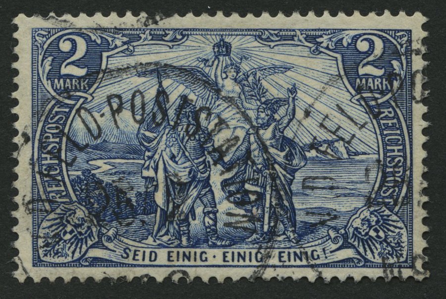 DP CHINA P Vk/I O, Petschili: 1900, 2 M. Reichspost, Type I, Stempel FELD-POSTSTATION, Pracht, Signiert, Mi. 850.- - China (oficinas)