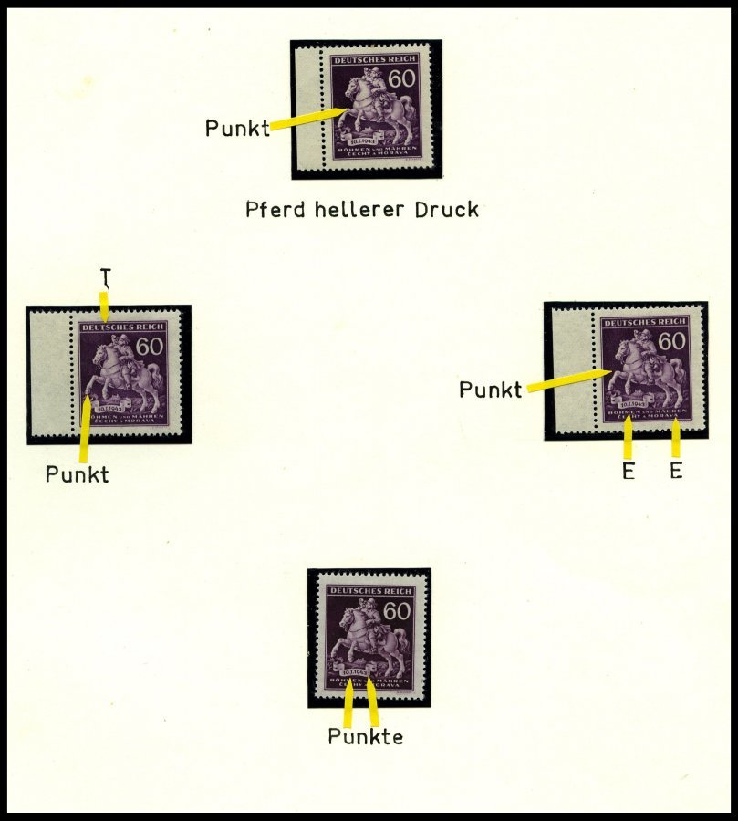 BÖHMEN UND MÄHREN Brief,** , 1939-45, Interessante Sammlung Böhmen Und Mähren In 2 Bänden, Der Hauptwert Liegt In Den 60 - Other & Unclassified