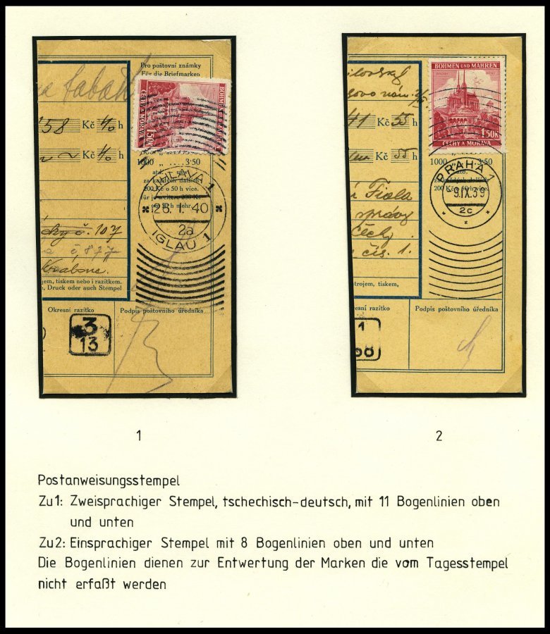 BÖHMEN UND MÄHREN Brief,** , 1939-45, Interessante Sammlung Böhmen Und Mähren In 2 Bänden, Der Hauptwert Liegt In Den 60 - Other & Unclassified