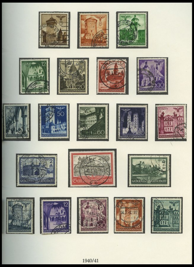 SAMMLUNGEN U. LOTS **,o,* , Sammlung Bes.Geb.II Mit Böhmen Und Mähren, Elsass, Generalgouvernement, Dabei Lothringen Mi. - Ocupación 1938 – 45