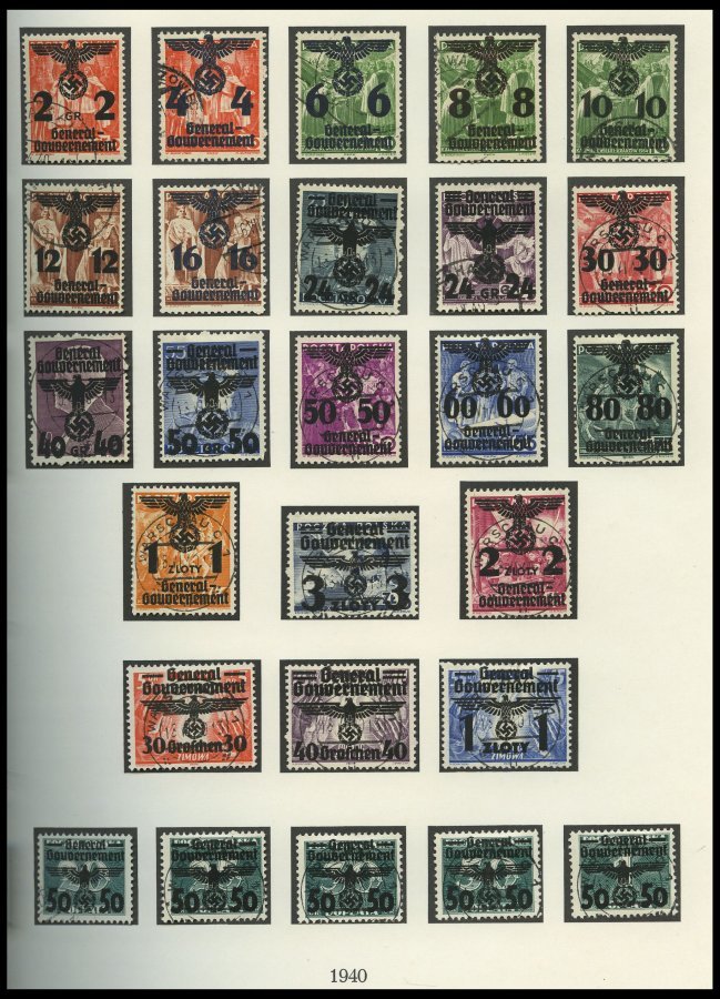 SAMMLUNGEN U. LOTS **,o,* , Sammlung Bes.Geb.II Mit Böhmen Und Mähren, Elsass, Generalgouvernement, Dabei Lothringen Mi. - Ocupación 1938 – 45