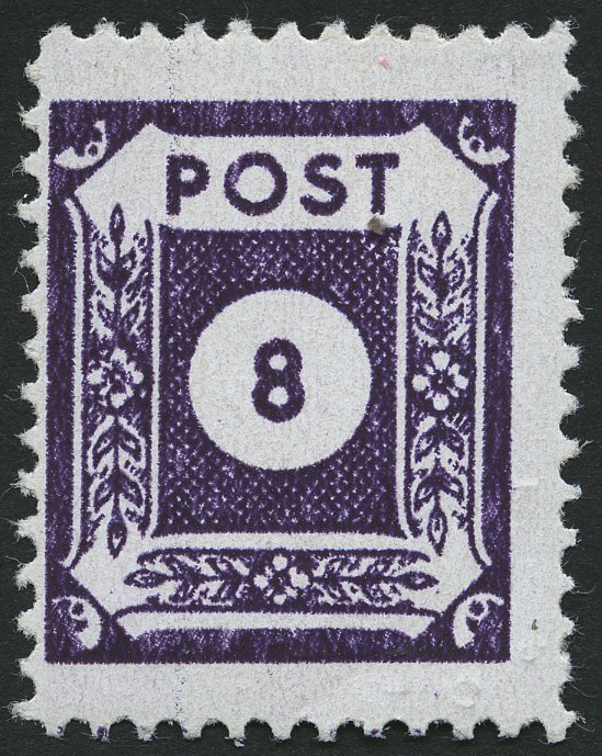 OST-SACHSEN 44cDIII *, 1945, 8 Pf. Lebhaftgrauviolett Coswig, Gezähnt L 111/2, Falzreste, Pracht, Gepr. Kunz, Mi. (400.- - Otros & Sin Clasificación