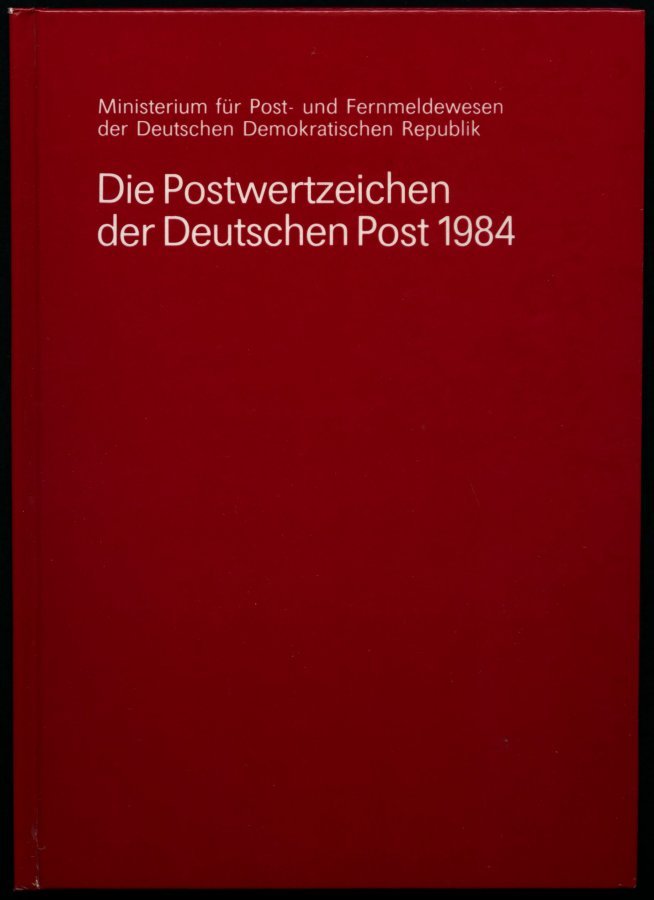 JAHRESZUSAMMENSTELLUNGEN J 1 **, 1984, Jahreszusammenstellung, Pracht, Mi. 100.- - Otros & Sin Clasificación