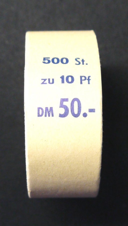 ROLLENMARKEN 578 **, 1958, 10 Pf. Fünfjahresplan In Kompletter Postrolle Zu 500 Marken, Pracht - Otros & Sin Clasificación