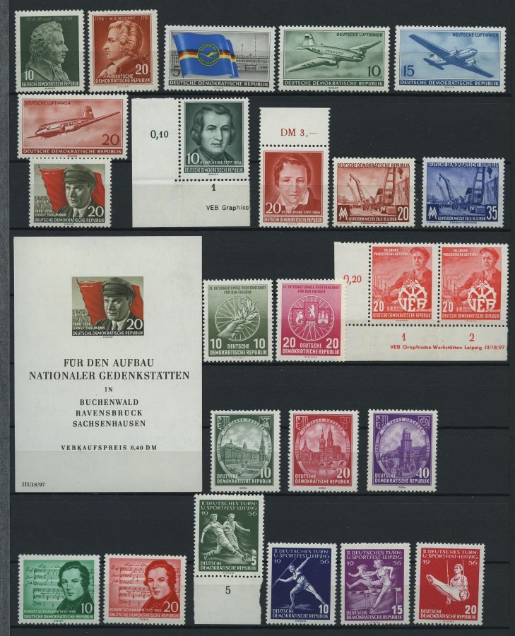 JAHRGÄNGE 510-558 **, 1956, Kompletter Jahrgang, Pracht - Other & Unclassified