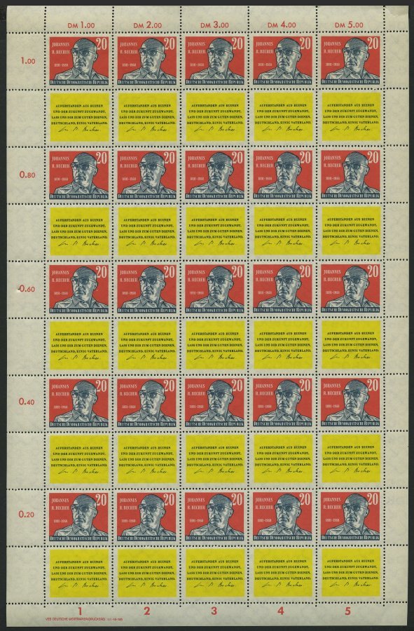 SAMMLUNGEN **, O, Zweifach Komplette Saubere Sammlung DDR Von 1956-90 (postfrisch Und Gestempelt) In 7 Lindner Falzlosal - Colecciones