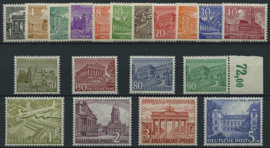 BERLIN 42-60 **, 1949, Bauten, Prachtsatz, Mi. 750.- - Other & Unclassified