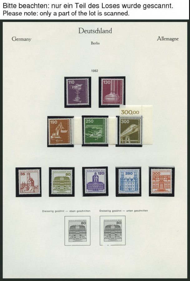 JAHRGÄNGE 637-797 **, 1981-87, 7 Jahrgänge, In Den Hauptnummern Komplett, Pracht - Other & Unclassified