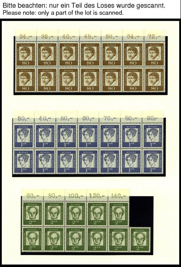 SAMMLUNGEN **, Postfrische überkomplette Sammlung Berlin Von 1962-90 In 7 Leuchtturmalben, Oft Bis Zu 20x (in Einheiten, - Collections