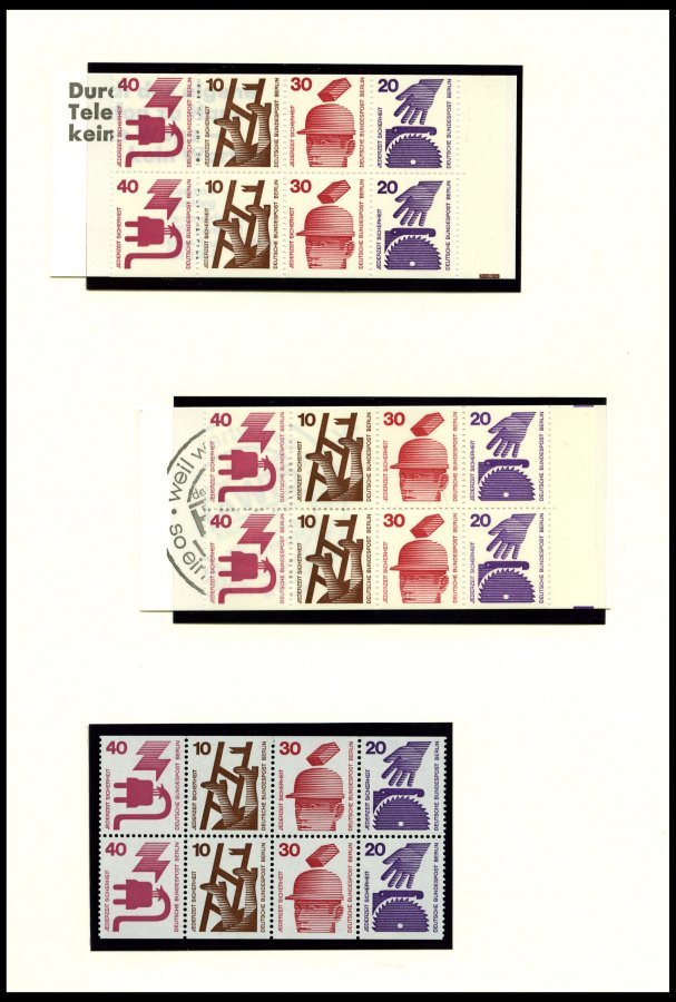 SAMMLUNGEN **, Postfrische überkomplette Sammlung Berlin Von 1962-90 In 7 Leuchtturmalben, Oft Bis Zu 20x (in Einheiten, - Colecciones