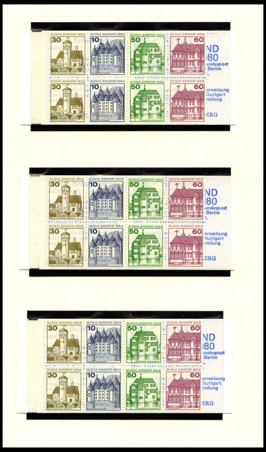 SAMMLUNGEN **, postfrische überkomplette Sammlung Berlin von 1962-90 in 7 Leuchtturmalben, oft bis zu 20x (in Einheiten,