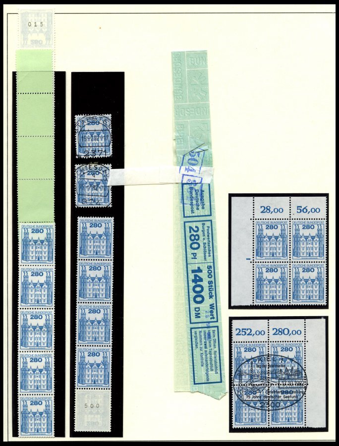 ROLLENMARKEN A. 179-1143R **,o , 1954-82, Fast Nur Postfrische Sammlung Rollenmarken Mit Vielen Besseren Ausgaben Und Be - Roller Precancels