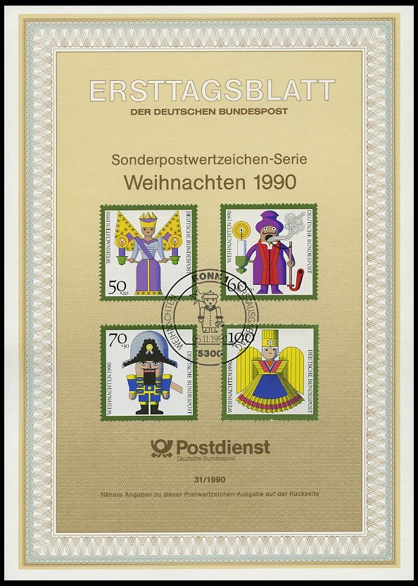 ERSTTAGSBLÄTTER 1444-87 BrfStk, 1990, Kompletter Jahrgang, ETB 1 - 31/90, Pracht - Otros & Sin Clasificación