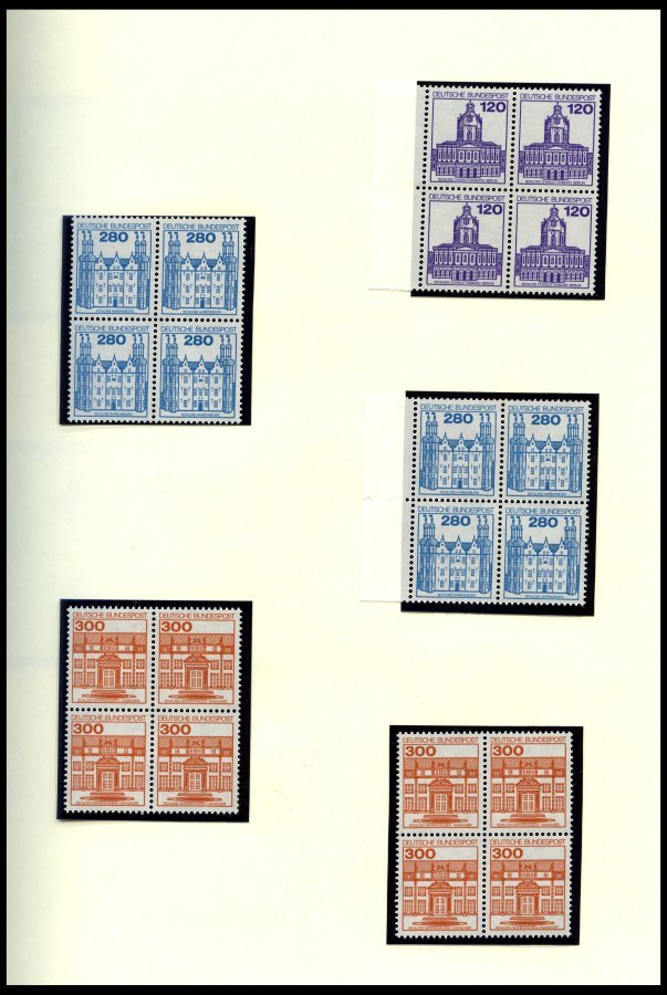 SAMMLUNGEN **,o , überkomplette Sammlung Bundesrepublik von 1954-2003 (ohne 1986-88) in 12 Leuchtturmalben, oft bis zu 2