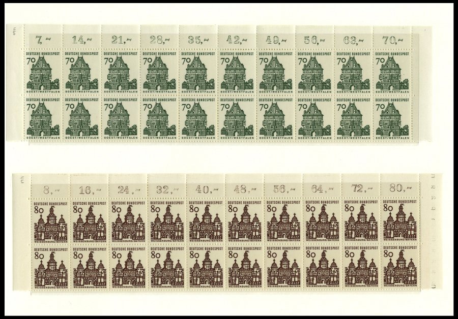 SAMMLUNGEN **,o , überkomplette Sammlung Bundesrepublik von 1954-2003 (ohne 1986-88) in 12 Leuchtturmalben, oft bis zu 2
