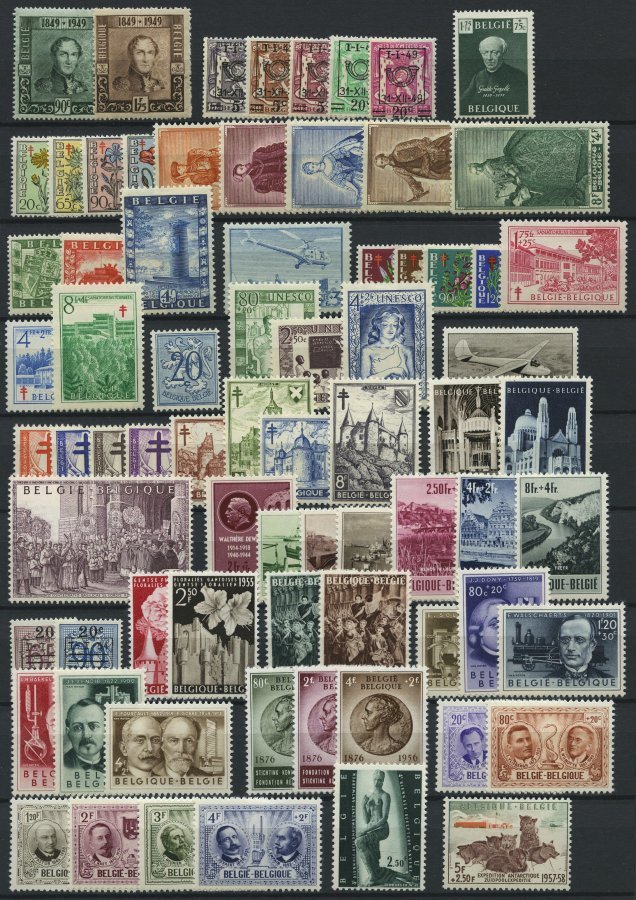 SAMMLUNGEN, LOTS *, 1949-69, Kleine Partie Verschiedener Ungebrauchter Ausgaben, Prachterhaltung, Mi. Für ** 670.- - Colecciones