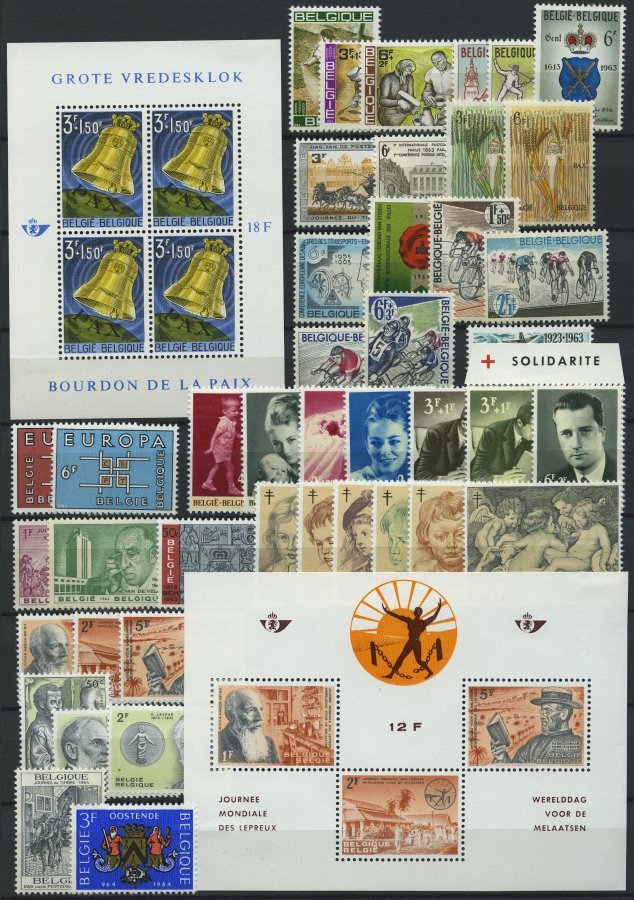 SAMMLUNGEN, LOTS *,** , Bis Auf Wenige Werte In Den Hauptnummern Komplette Ungebrauchte Sammlung Belgien Von 1961-86, Fa - Collections