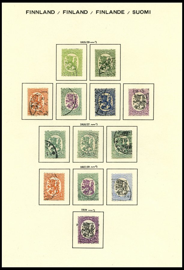 SAMMLUNGEN O, Sauber Gestempelter Sammlungsteil Von 1885-1931 Mit Guten Mittleren Werten, Pracht, Mi. über 1200.- - Collections