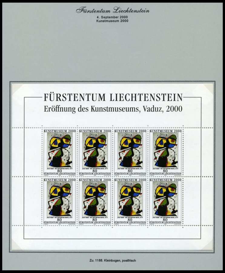 SAMMLUNGEN, LOTS **,Brief , Saubere Sammlung Liechtenstein Von 1996-2000, Jeweils **, Auf FDC`s (nur 1151 Fehlt) Und Auf - Collections