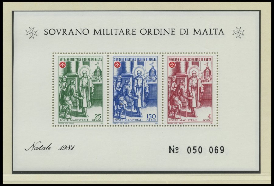 MALTA Bl. **, 1979-85, 7 Verschiedene Blocks Malta Exil-Regierung, Pracht - Malta